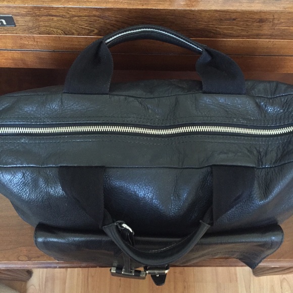 Hugo Boss Bags Hugo Boss Rare Vintage Leather Weekender Duffel